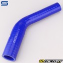 Codo 45° Reductor Silicona Ø25 a 16 mm Mangueras Silicona Azul