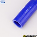 Codo 45° Reductor Silicona Ø25 a 16 mm Mangueras Silicona Azul