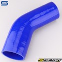 Cotovelo 45° Redutor Silicone Ø70 a 60 mm Mangueiras Silicone Azul