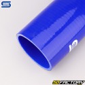 Codo 45° Reductor Silicona Ø70 a 63 mm Mangueras Silicona Azul