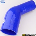 Cotovelo 45° Redutor Silicone Ø76 a 51 mm Mangueiras Silicone Azul