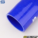 Cotovelo 45° Redutor Silicone Ø76 a 60 mm Mangueiras Silicone Azul