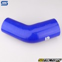 Cotovelo 45° Redutor Silicone Ø76 a 67 mm Mangueiras Silicone Azul