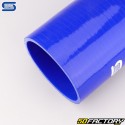 Réducteur silicone coudé 45° Ø102 à 76 mm Silicon Hoses bleu