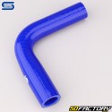 Codo 90° Reductor Silicona Ø19 a 16 mm Mangueras Silicona Azul