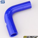 Codo 90° Reductor Silicona Ø25 a 22 mm Mangueras Silicona Azul