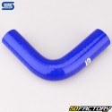 Codo 90° Reductor Silicona Ø25 a 22 mm Mangueras Silicona Azul