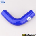 Gomito 90° Riduzione Silicone Ø28 a 25 mm Tubi Silicone Blu