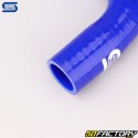 Gomito 90° Riduzione Silicone Ø28 a 25 mm Tubi Silicone Blu