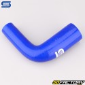 Codo 90° Reductor Silicona Ø32 a 19 mm Mangueras Silicona Azul