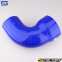 Codo 90° Reductor Silicona Ø127 a 102 mm Mangueras Silicona Azul