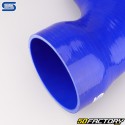 Codo 90° Reductor Silicona Ø127 a 102 mm Mangueras Silicona Azul