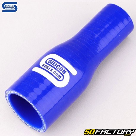 Réducteur silicone droit Ø32 à 19 mm Silicon Hoses bleu