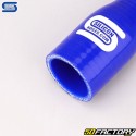 Réducteur silicone droit Ø32 à 19 mm Silicon Hoses bleu