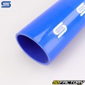 Durite silicone droite Ø80 mm longueur 100 cm Silicon Hoses bleue