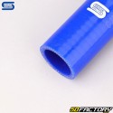 Acoplador de silicone Ø25 mm comprimento 75 mm Mangueiras de silicone azul