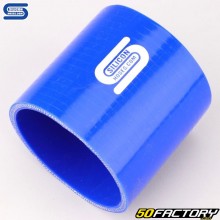 Acoplador de silicone Ø76 mm comprimento 75 mm Mangueiras de silicone azul