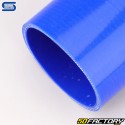 Acoplador de silicone Ø80 mm comprimento 100 mm Mangueiras de silicone azul