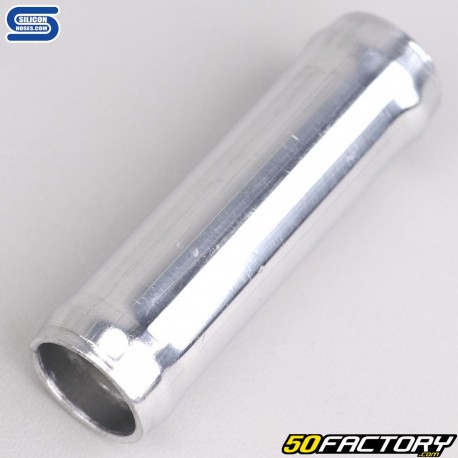 Conector recto de aluminio para mangueras de silicona Ø22 mm longitud 75 mm Mangueras de silicona