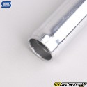 Conector recto de aluminio para mangueras de silicona Ø22 mm longitud 75 mm Mangueras de silicona