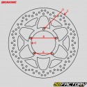 Disque de frein avant Honda CBR 125, CBF, CBX Ø276 mm wave Braking