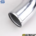 Codo de aluminio de 90° para mangueras de silicona Ø102 mm Mangueras de Silicona