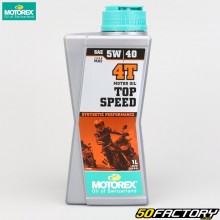 Aceite de motor 4T 5W40 Motorex Top Speed ​​100% sintético 1L