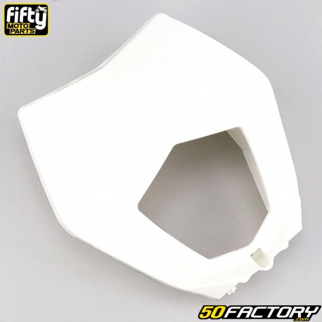 Careta tapa frontal Rieju  MRT 50 (desde 2022), MRT 125 (desde 2021) Fifty blanca