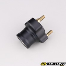 Karting aluminum front wheel hub Ø17 mm length 55 mm black