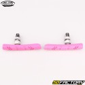 Pastilhas de freio assimétricas Kool-Stop Pink 78mm para bicicleta BMX (roscadas)