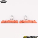 Pastilhas de freio assimétricas para bicicleta BMX Kool-Stop 78 mm Brick Red (roscadas)