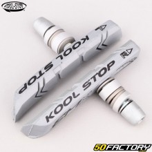 Pastiglie freno per bici BMX asimmetriche Kool-Stop Grey 78mm (filettate)