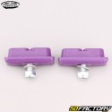 Pastiglie freno per bici BMX Kool-Stop da 45 mm Continental Skyvia violette (con fili)