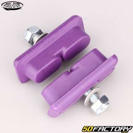 Pastiglie freno per bici BMX Kool-Stop da 45 mm Continental Skyvia violette (con fili)