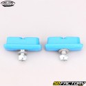 Kool-Stop 45mm BMX Bike Brake Pads Continental Skylight blue way (with threads)