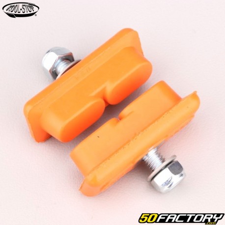 Kool-Stop 45mm BMX Bike Brake Pads Continental Skyway oranges (with threads)