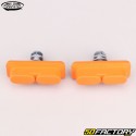 Kool-Stop 45mm BMX Bike Brake Pads Continental Skyway oranges (with threads)