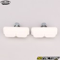 Kool-Stop 45mm BMX Bike Brake Pads Continental Skyway whites (with threads)