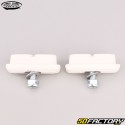 Kool-Stop 45mm BMX Bike Brake Pads Continental Skyway whites (with threads)