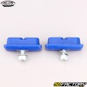 Pastilhas de freio para bicicleta BMX Kool-Stop 45mm Continental Skycaminho azul (com fios)