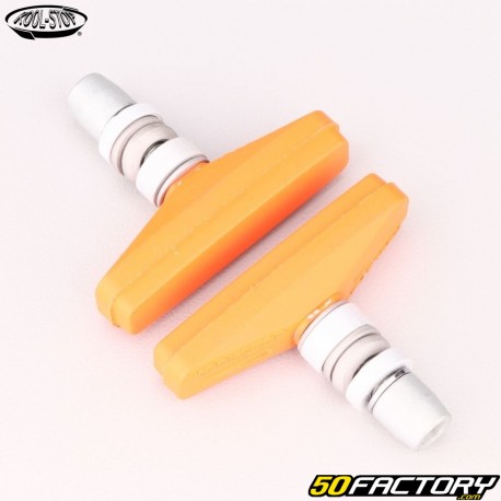 Kool-Stop Tuff 54mm V-Brake BMX Fahrradbremsbeläge SkyWeg Orangen (mit Fäden)