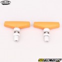 Kool-Stop Tuff 54mm V-Brake BMX Fahrradbremsbeläge SkyWeg Orangen (mit Fäden)