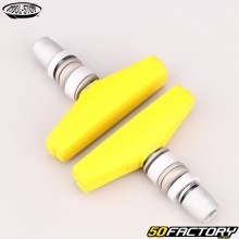 Kool-Stop Tuff 54mm V-Brake BMX Bike Brake Pads Skyyellow way (with threads)