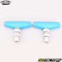 Kool-Stop Tuff 54mm V-Brake BMX Bike Brake Pads Skylight blue way (with threads)