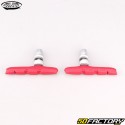 Kool-Stop Thinline Red 72mm Asymmetric Bicycle Brake Pads (Threaded)