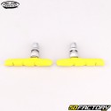 Kool-Stop Thinline Yellow 72mm Asymmetric Bicycle Brake Pads (Threaded)