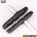 Kool-Stop Thinline Black 72mm Asymmetric Cantilever Bicycle Brake Pads (Threadless)