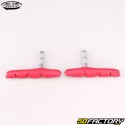 Kool-Stop Thinline Red 72mm Asymmetric Cantilever Bicycle Brake Pads (Threadless)