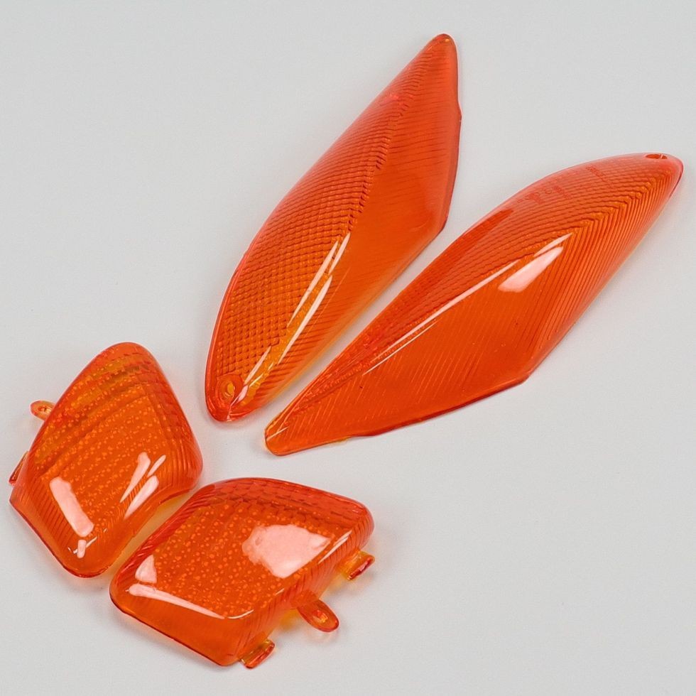 Cabochons de clignotants oranges Yamaha Bws NG, Booster Rocket (1995 - 1998)